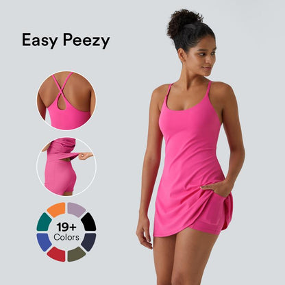 Softlyzero™ Plush Backless Active Dress-Easy Peezy Edition